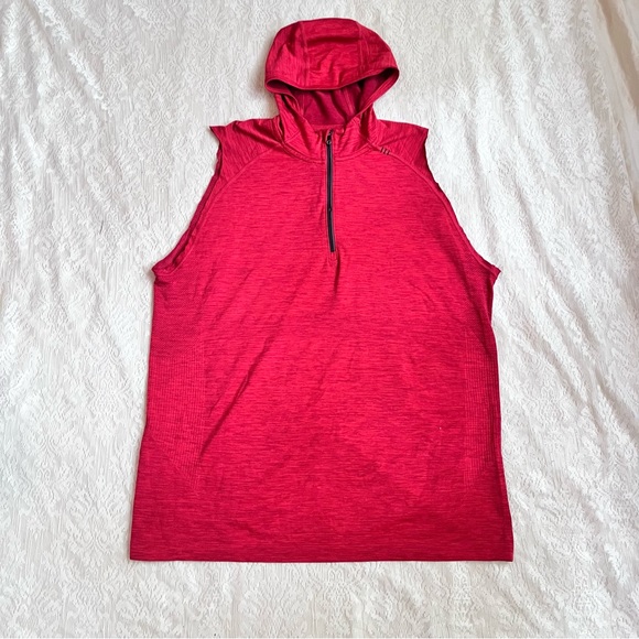 lululemon athletica Other - Men’s Lululemon sleeveless quarter zip hoodie tank